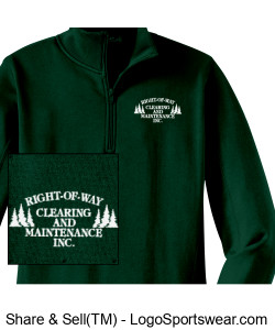 Sport-Tek� Men's 1/4 Zip Sweatshirt Design Zoom